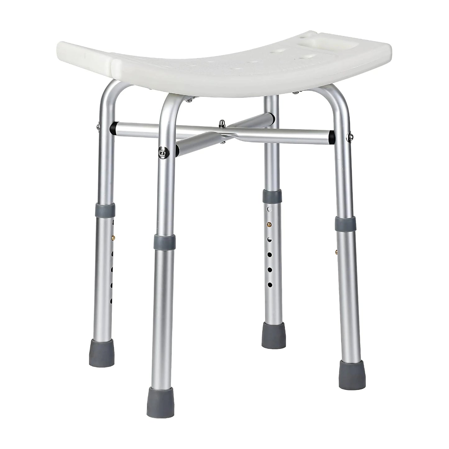 Shower Bench With Adjustable Height And Slip Resistant 350Lb