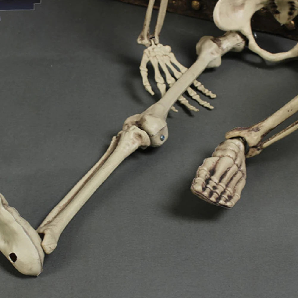 Halloween Skeleton Statue With Movable Joints Ornament