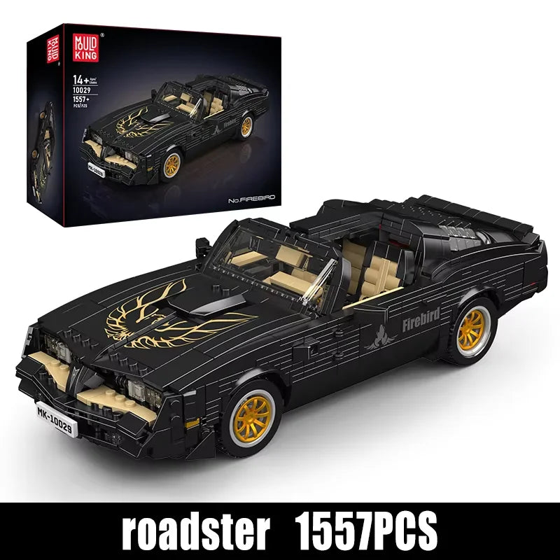 Mould King 10029 Firebird Vintage Car Building Block Set Compatible With Lego