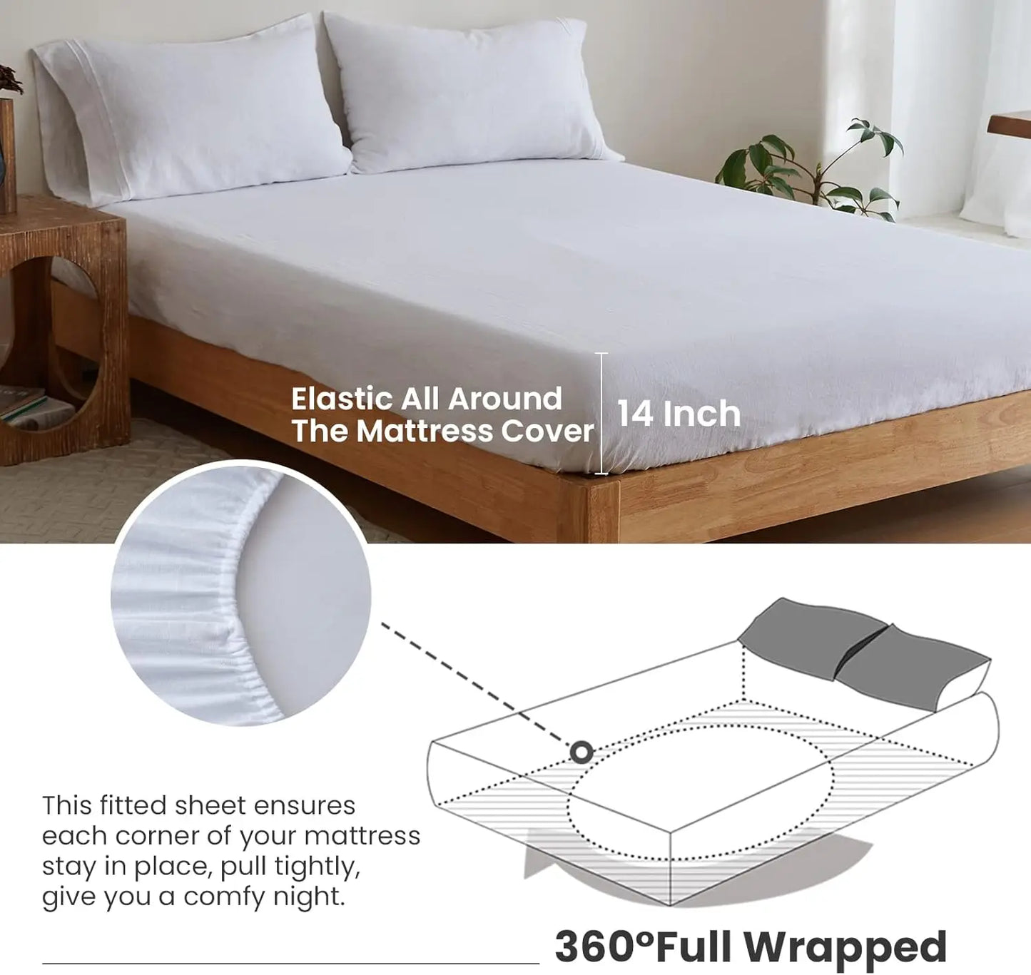 Simple Opulence French Flax Linen Sheet Set 3 To 4 Piece