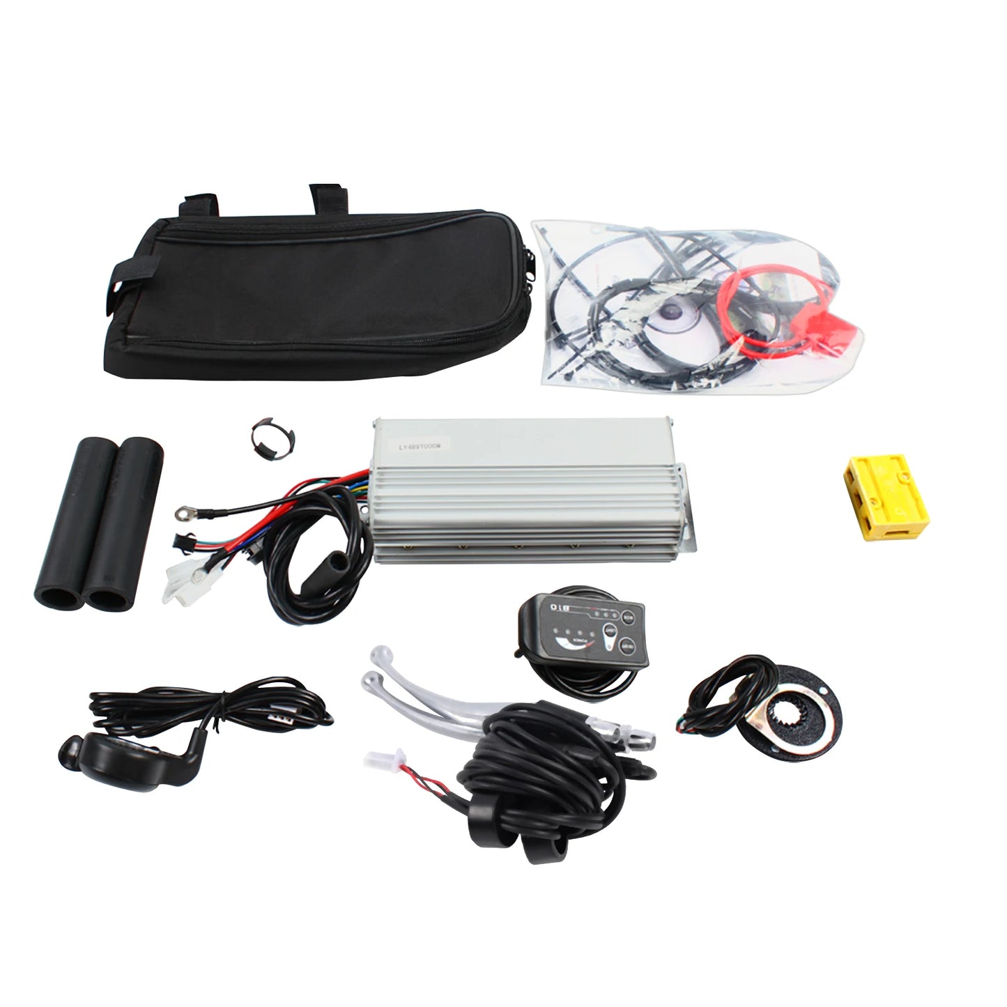 48V 1000W Ebike Conversion Kit Rear Wheel For Easy Install