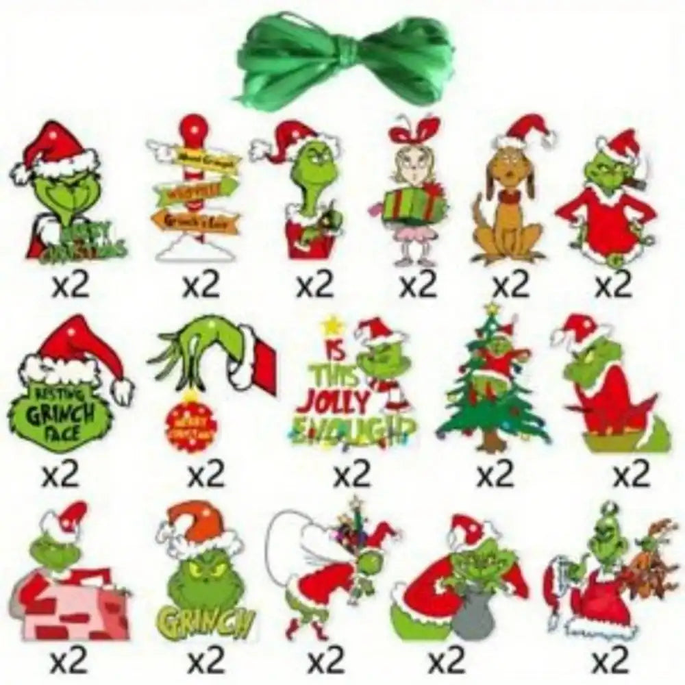 Merry Christmas Ornaments Tree Hanging Decorations Pendants