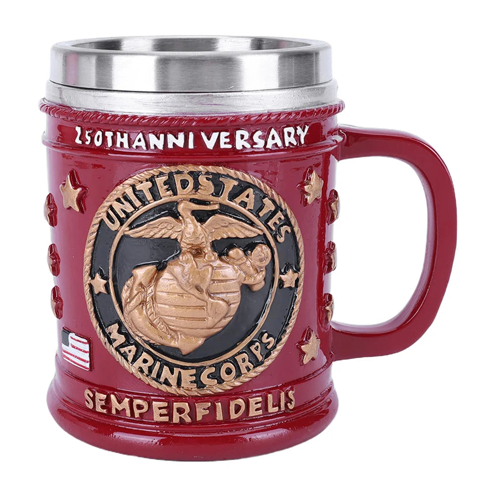250th Anniversary Veteran Coffee Mug Stainless Steel