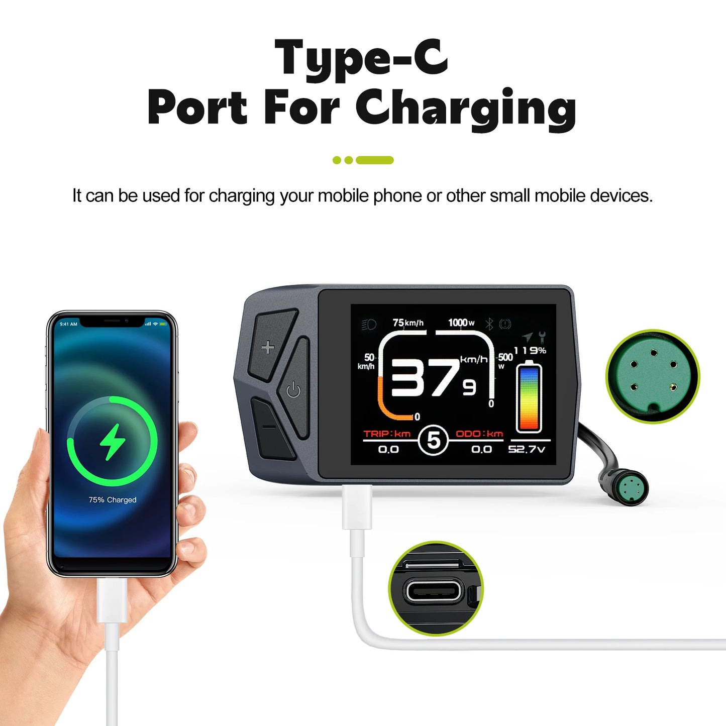 BAFANG UART CAN Display DPC18 DZ40 DM03 EKD01 Bluetooth