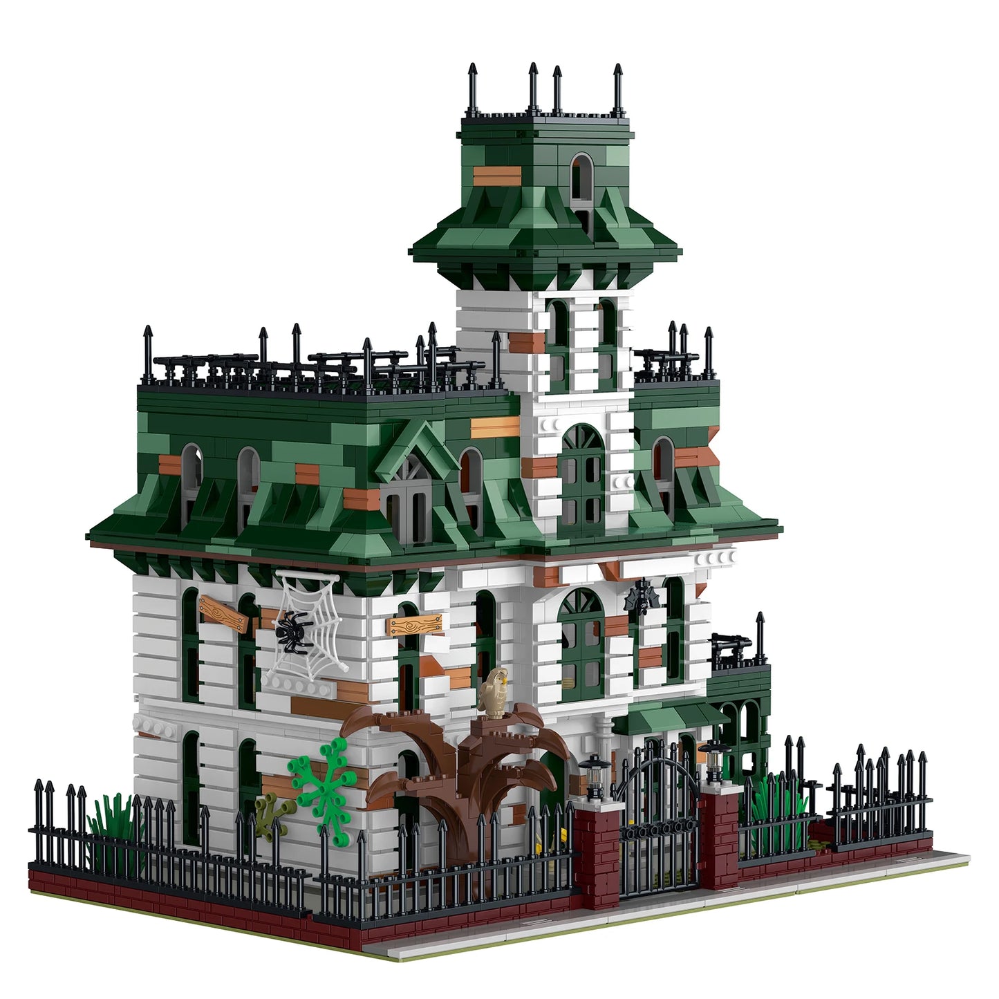 Addams Spooky Manor Building Blocks Nightmare Castle Model Toy for Adults