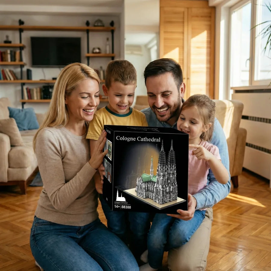 Cologne Cathedral Building Blocks Gothic Church Architecture Kit For Adults