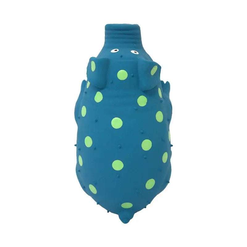 Latex Polka Dot Pig Dog Toy Squeaky Chew And Durable Play