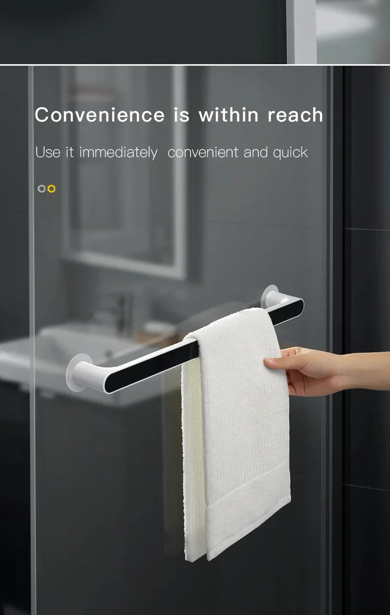 Self Adhesive Wall Mounted Towel Rack Bar Kitchen Organizer