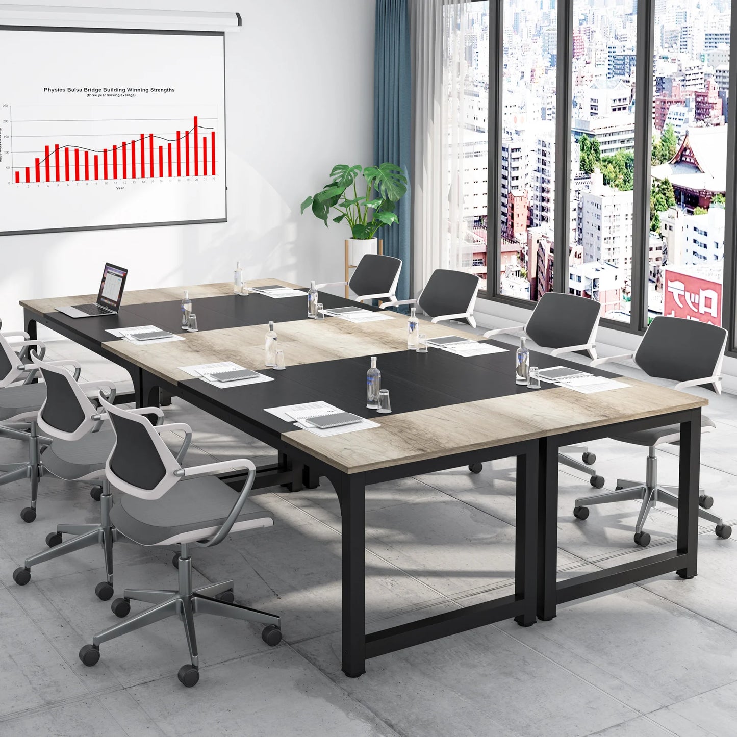 Tribesigns Modern Computer Desk Large Office Table