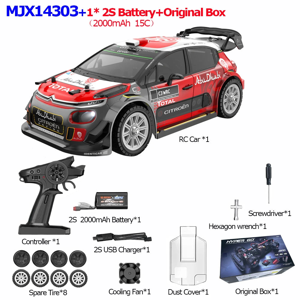 MJX Hyper Go RC Car 55kmh Brushless 4WD Off Road Toy