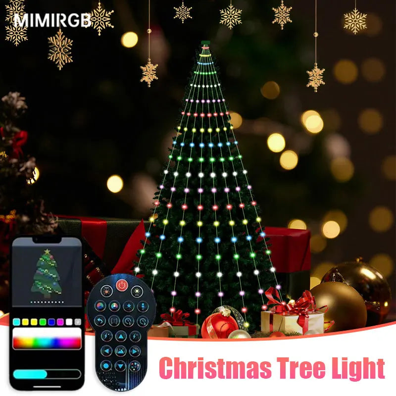 5V RGBIC Fairy String Light 1.8M Bluetooth App Remote