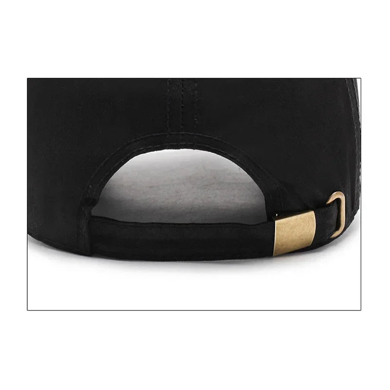 Unisex Cotton Snapback Baseball Cap Four Colors Casual Outdoor Dad Hat