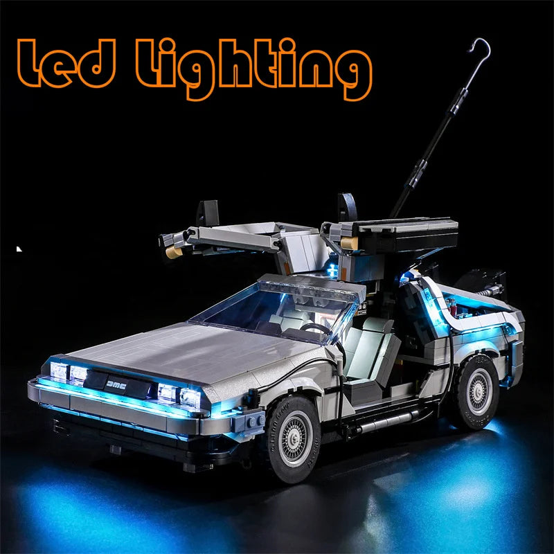 LED Lighting Kit For LEGO 10300 DeLorean Time Machine