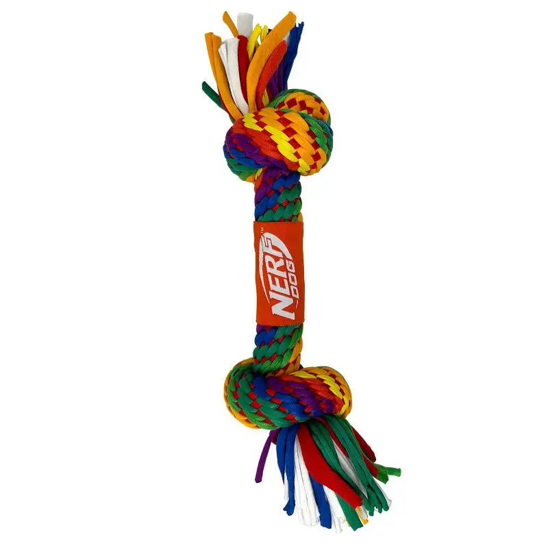 2 Inch T Shirt Rope Dog Toy With 2 Knots Thick Woven Tug