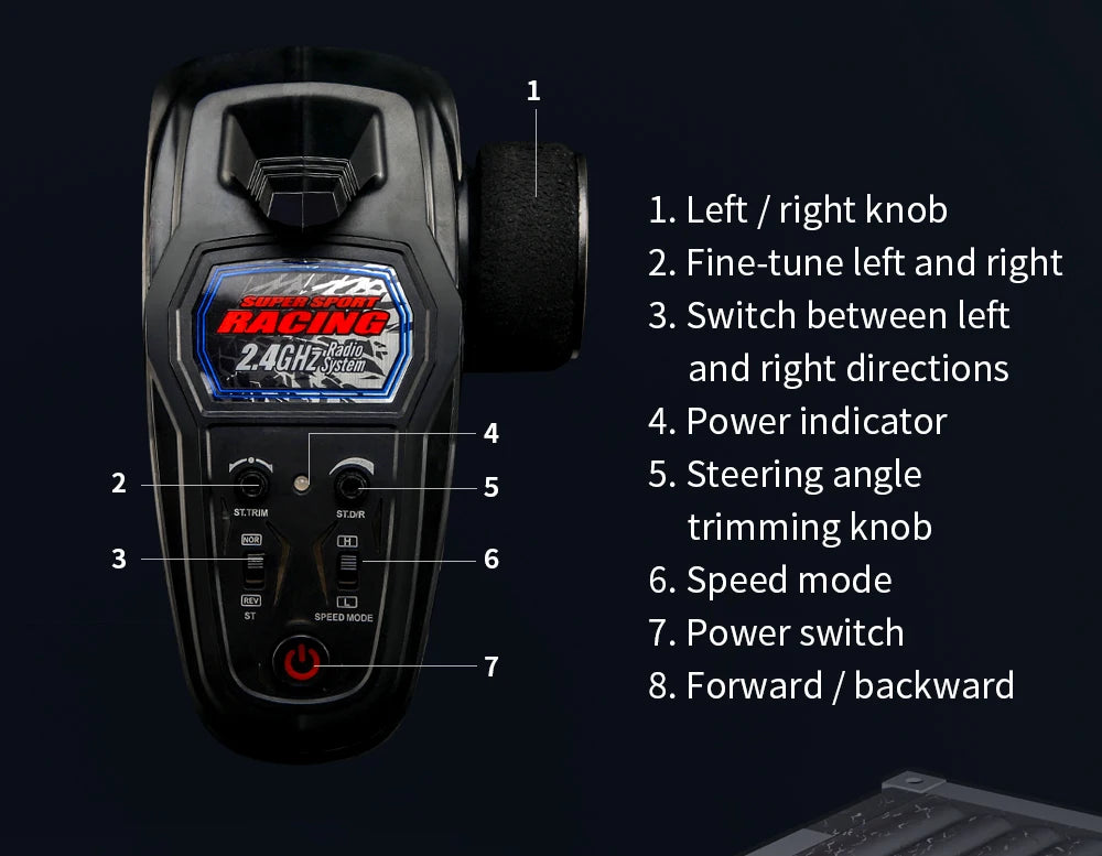 KF15 RC Car 1:16 Scale High Speed 40kmh Off Road Drift 2.4G Remote