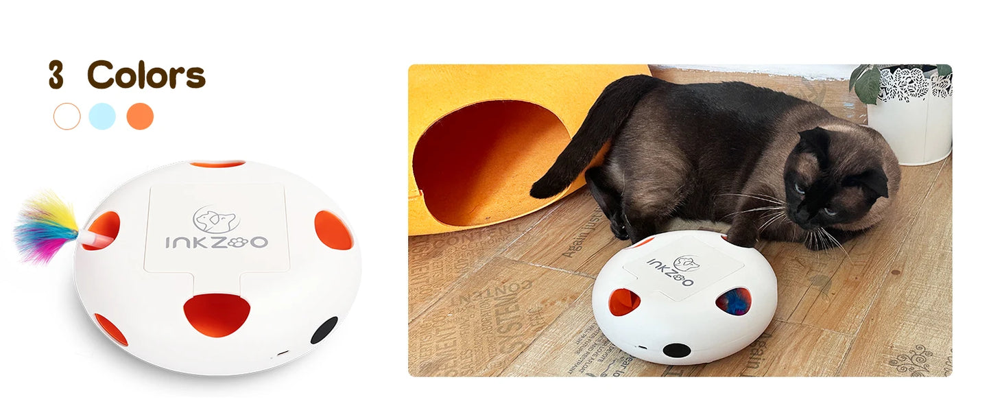 INKZOO Interactive Cat Toys For Indoor Cats Whack A Mole