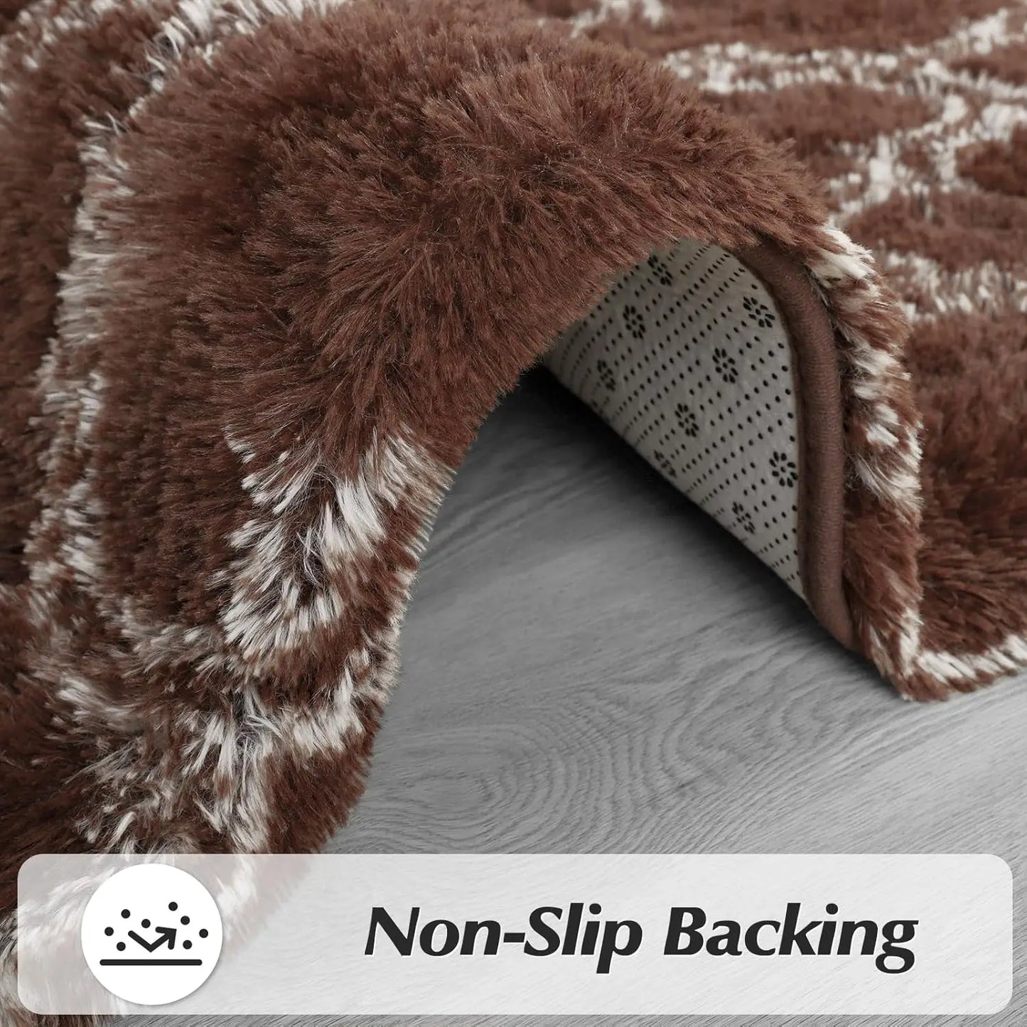 Large Shag Area Rugs for Bedroom Super Soft Plush Fluffy Carpet Non Slip Indoor Floor Rug for Kids Nursery Girl