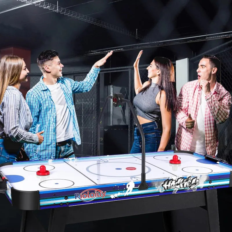58 Inch Air Hockey Table 700mA Motor And LED Scoreboard