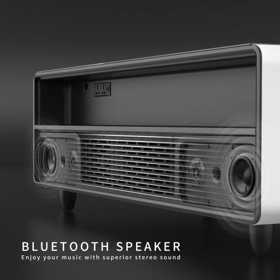 Modern Smart Coffee Table Builtin Fridge Bluetooth Speaker