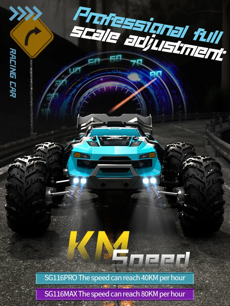 Teeggi SG116 Max 1 16 High Speed Drift RC 4WD Monster Truck