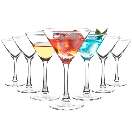 Six Ounce Cocktail Glasses Shatterproof Dishwasher Safe