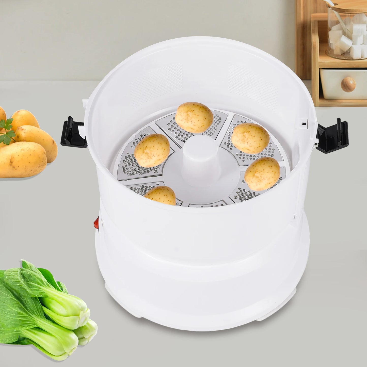 Electric Potato Peeler Fast Fully Automatic Labor Saving