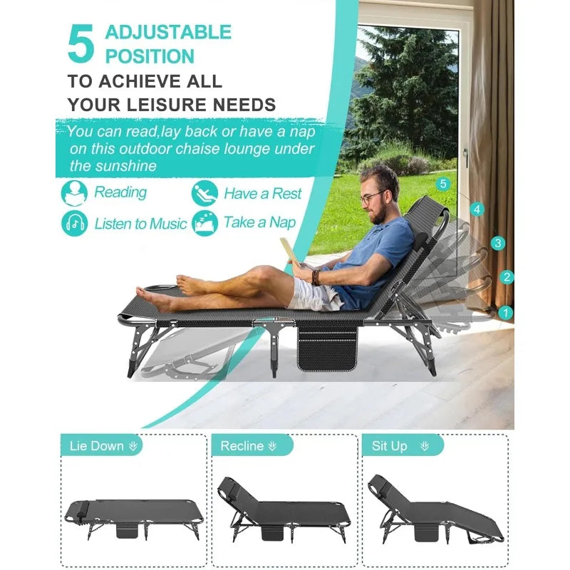 ABORON Folding Camping Cot For Adults Heavy Duty Mattress