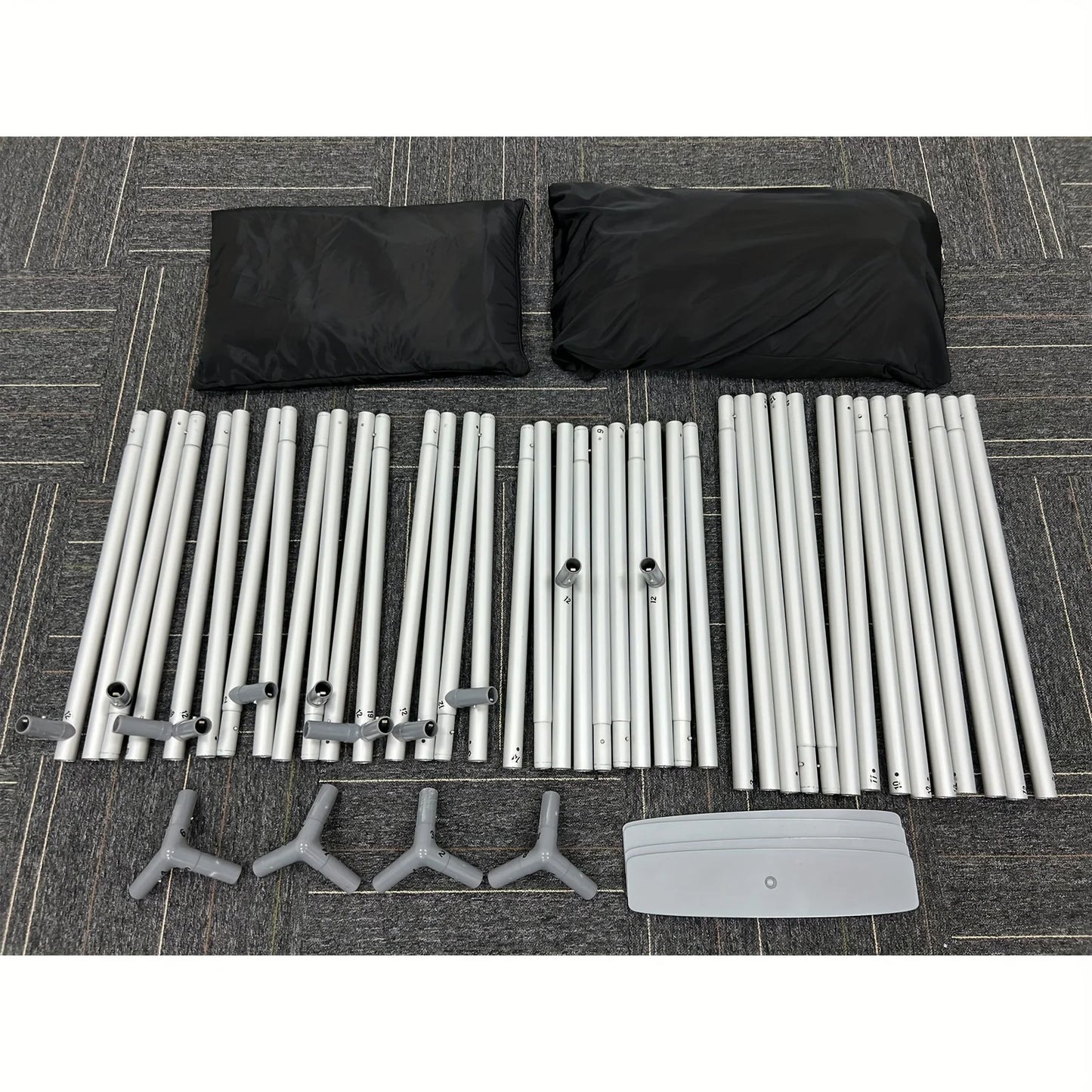 12x8 Indoor Golf Simulator Enclosure With HD Impact Screen And Durable Frame