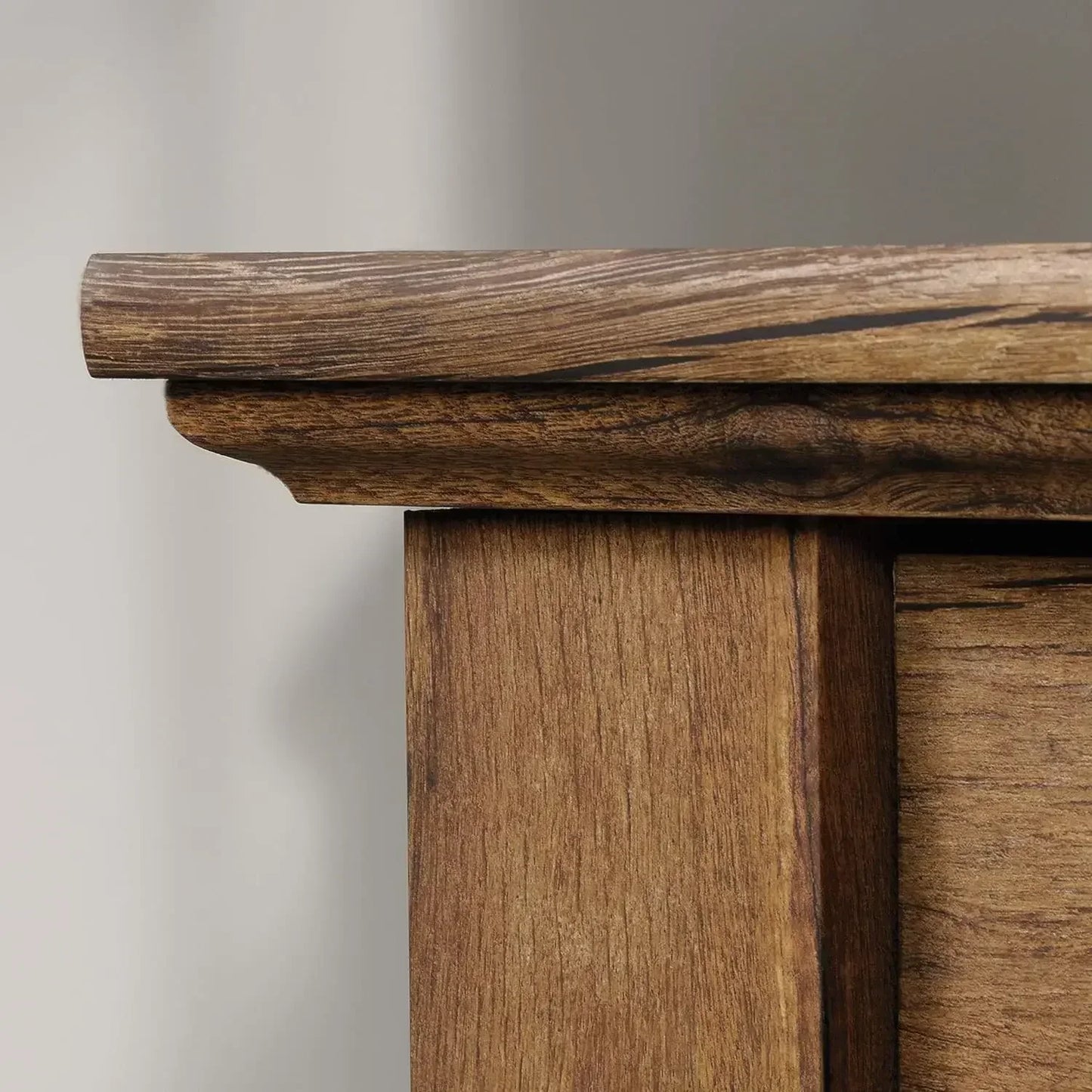 Palladia Executive Desk Engineered Wood Vintage Oak Finish