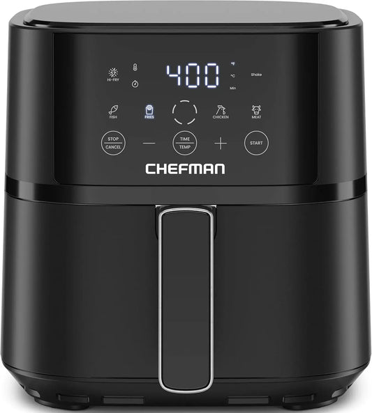 Air Fryer - 4 QT Compact Airfryer for Quick & Easy Meals in Minutes, Features Hi-Fry Technology for Extra Crisp, Touchscreen Con