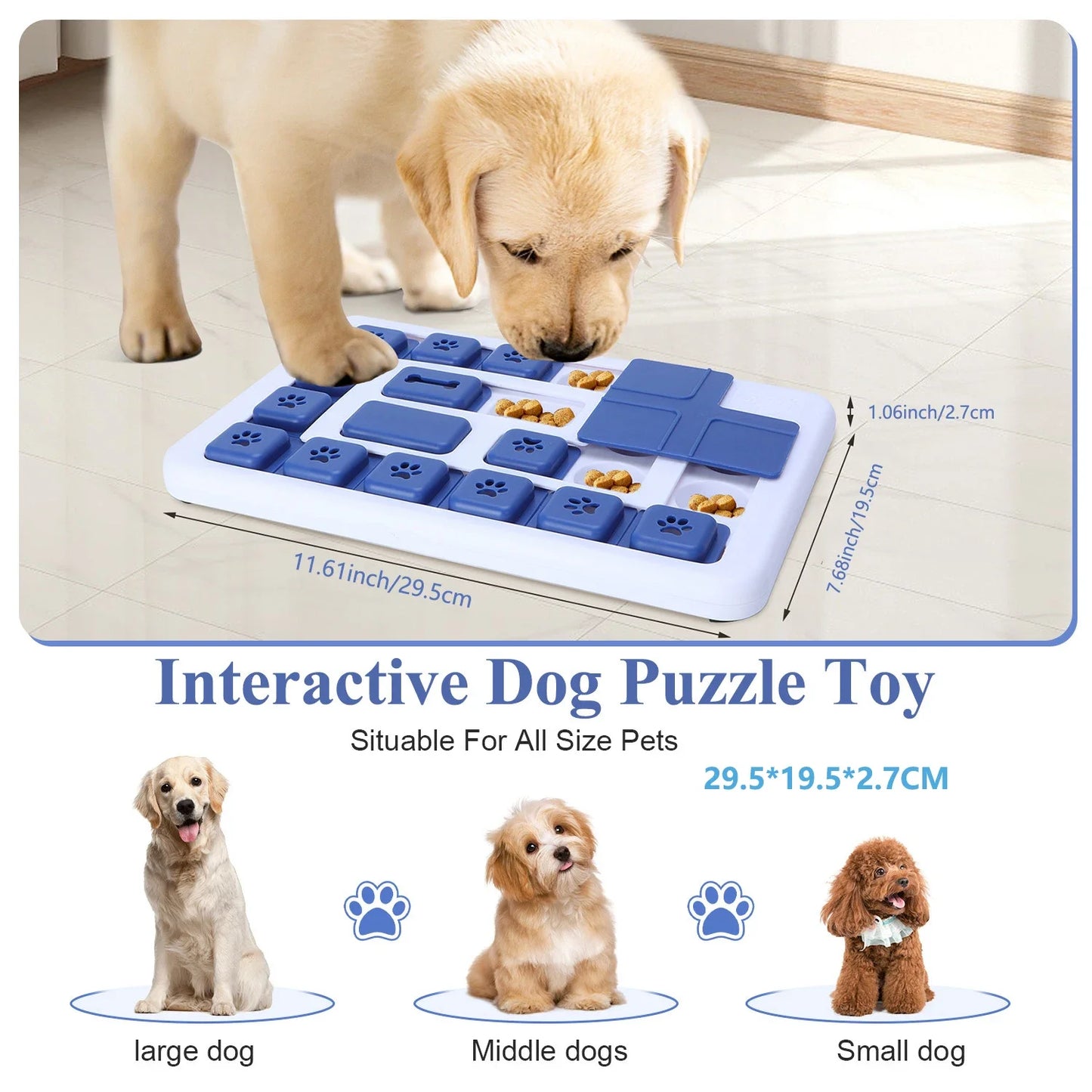 Interactive Wooden Dog Toys For Puppies Training Puzzles For All Sizes