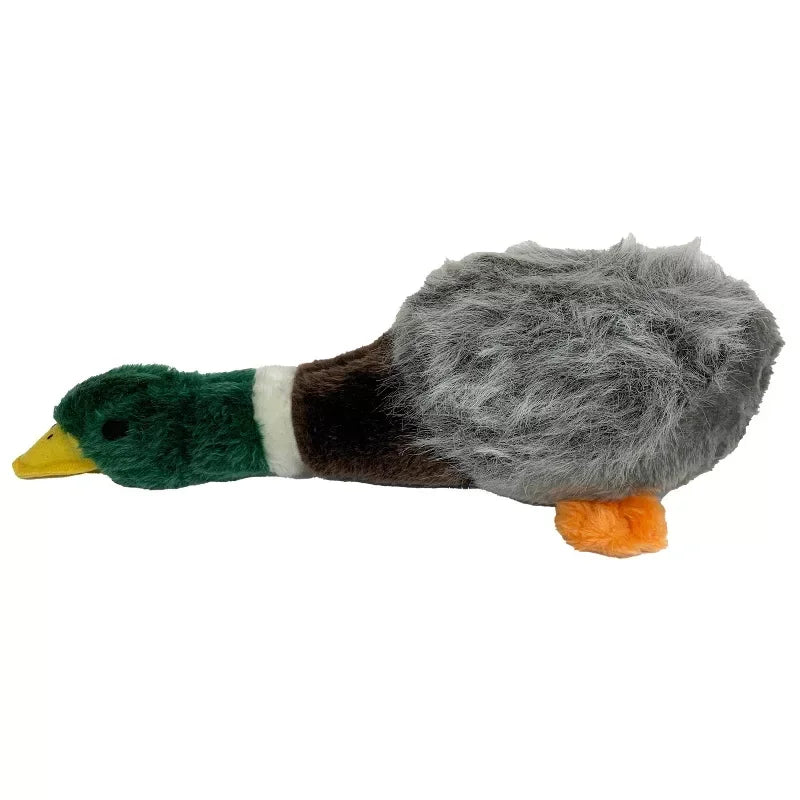 16 Inch Mallard Duck Dog Toy Plush Squeaky Chew Fun