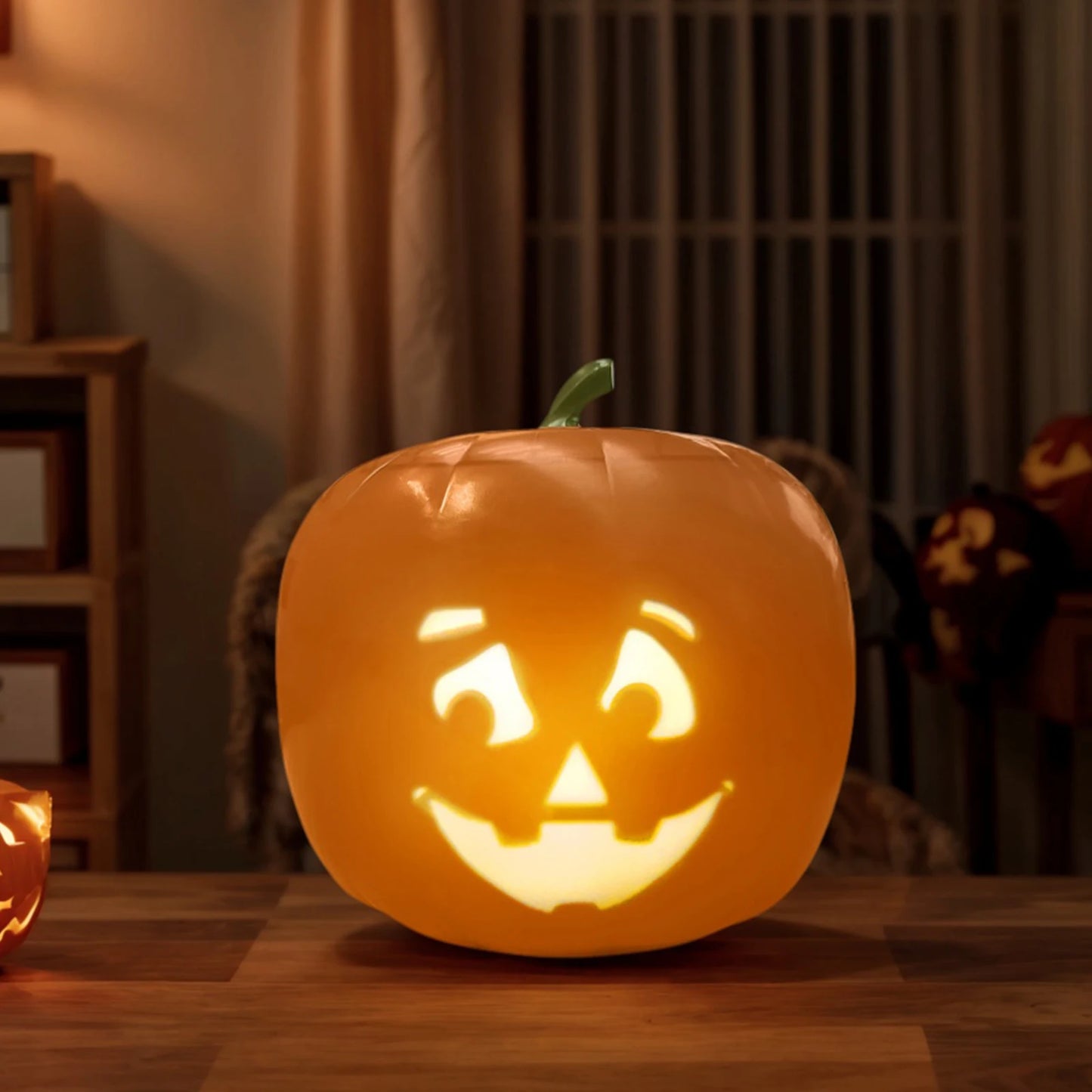 Halloween Singing Pumpkin With Built In Video Projector Speaker Animated Decor