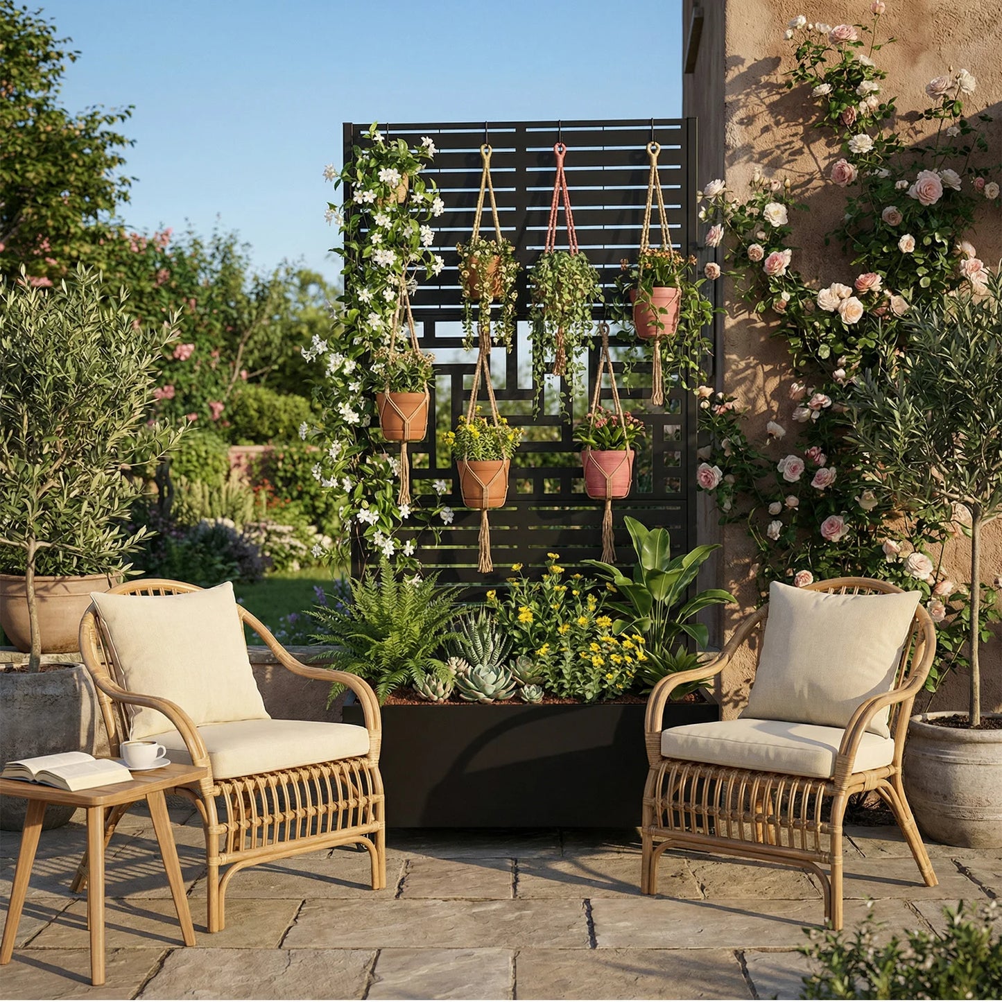 Metal Planter Box With Trellis And Wheels For Climbing Vines Outdoor Garden
