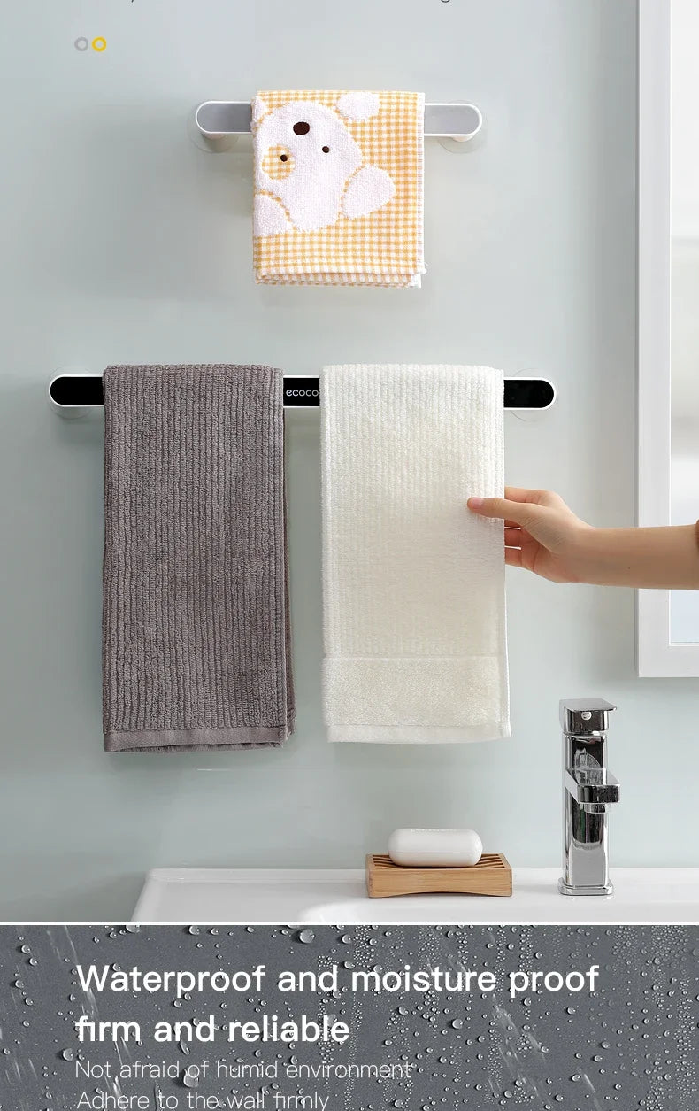 Self Adhesive Wall Mounted Towel Rack Bar Kitchen Organizer