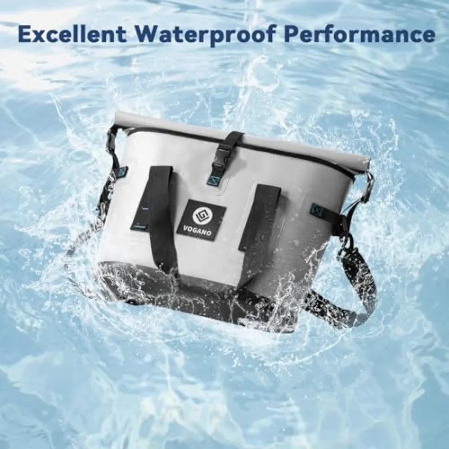 Soft Cooler Insulated Leak Proof Large Ice Chest With Roll Top Waterproof Seal