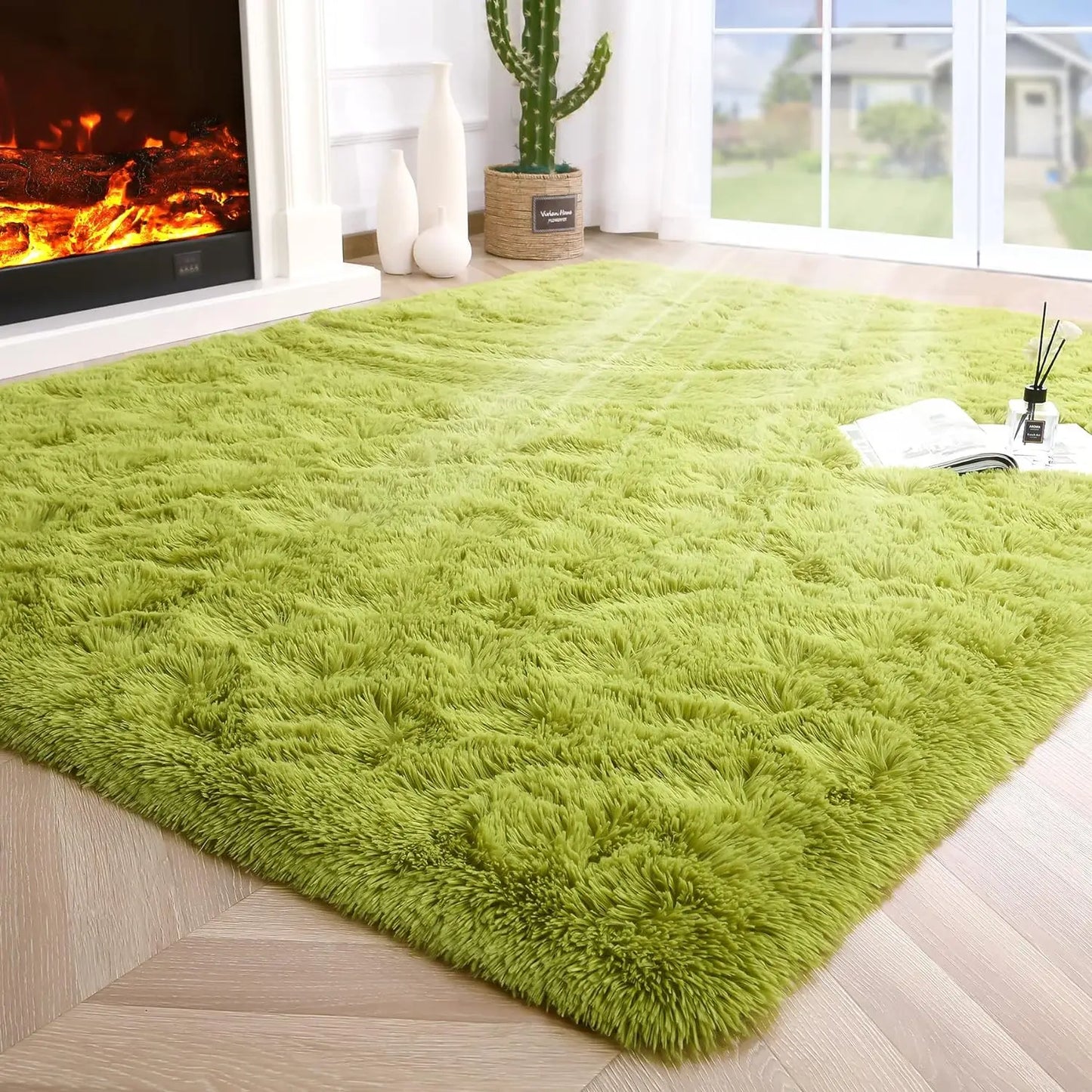 Fluffy Rugs for Bedroom Fuzzy Area Rugs for Living Room Soft Kids Carpet Non Slip for Hardwood Floors Room Decor