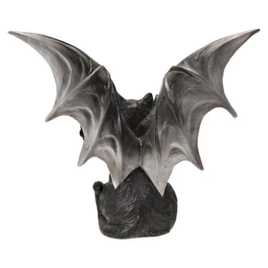 Halloween Decoration Three Head Cat Home Decor Resin Black Cat Tabletop Ornaments Dark Cat Statues for Party Decor