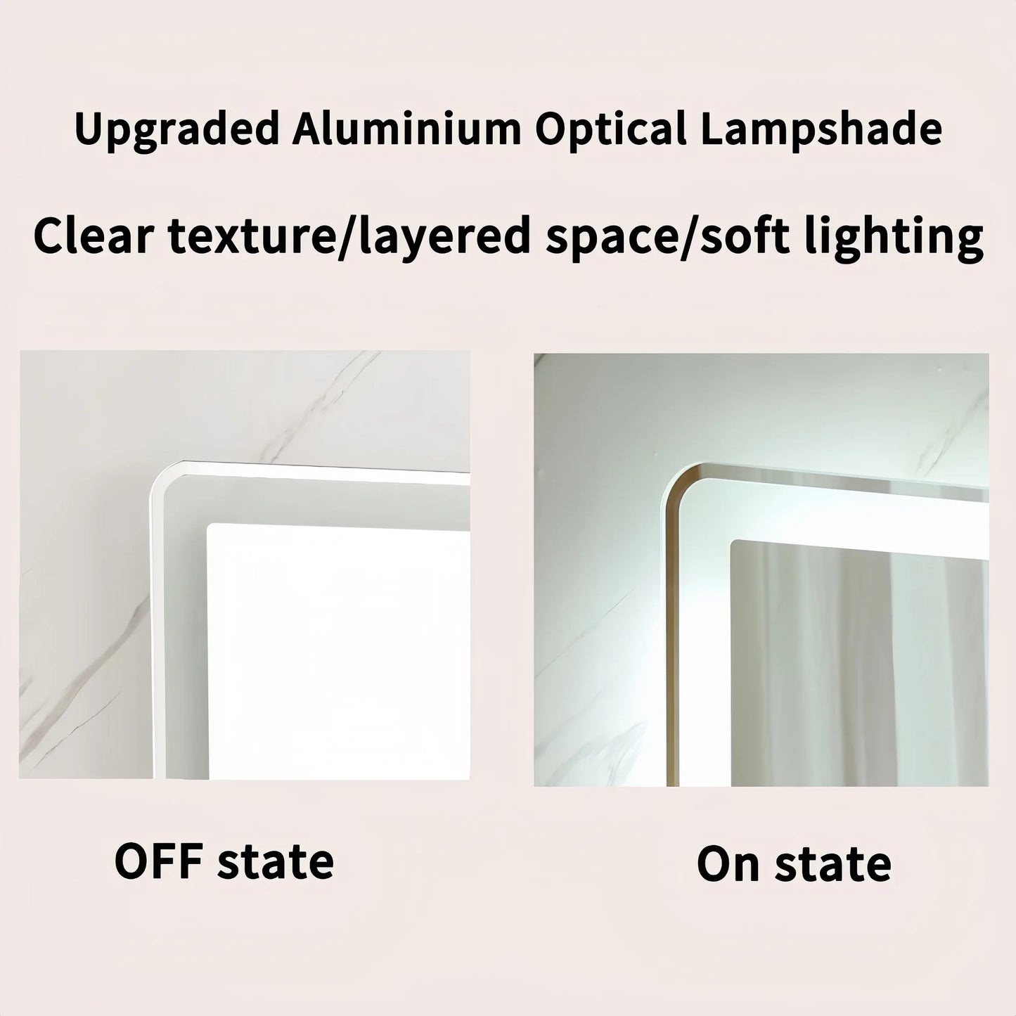 48 By 32 Inch LED Bathroom Mirror Anti Fog Vanity Wall Mount