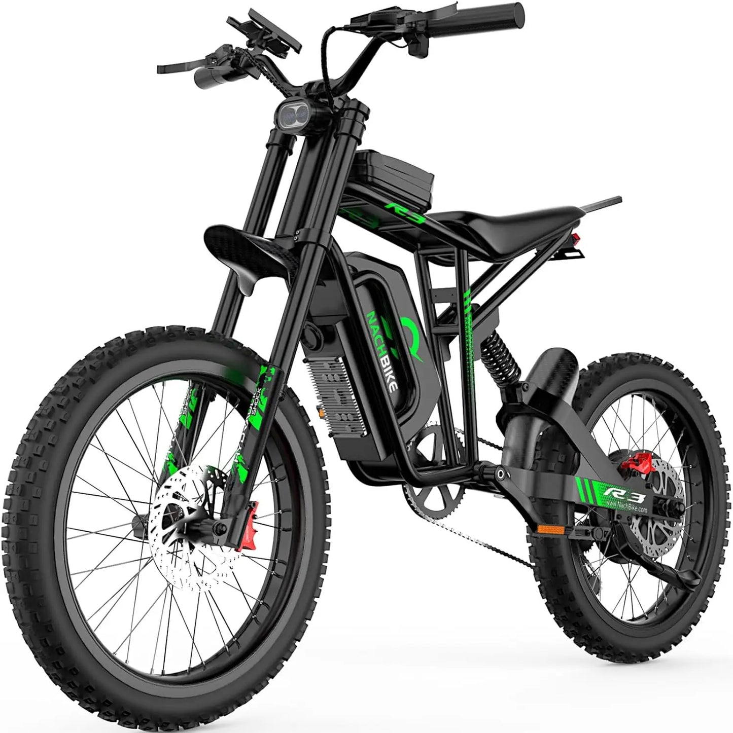 Powerful Electric Dirt Bike for Adults 4000W 60V Dual Brakes