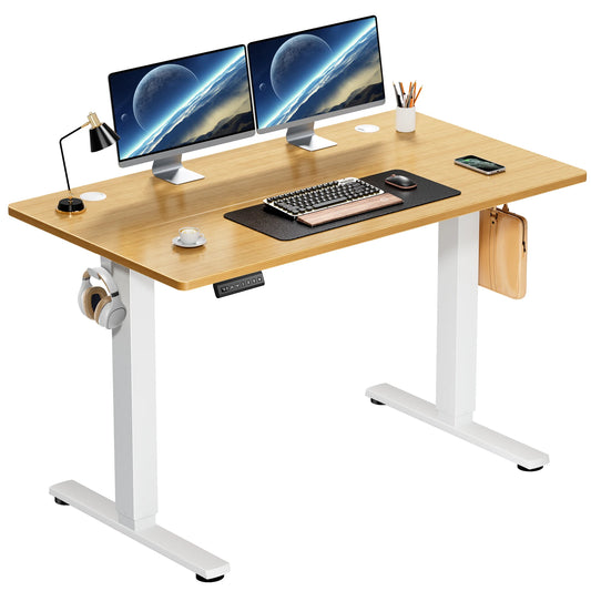 JHK Electric Standing Desk 40x24 Inch Height Adjustable