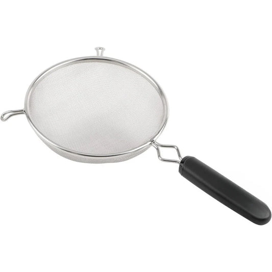 Good Cook 6 Inch Strainer Aluminum Mesh Black Silver