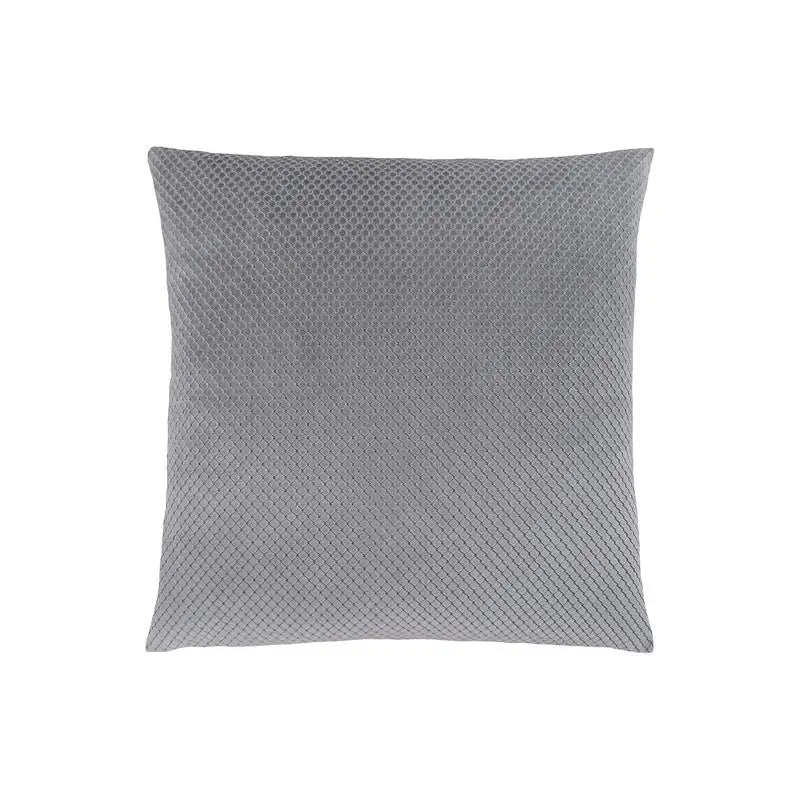 18x18 Grey Decorative Throw Pillows Hypoallergenic Polyester Inserts