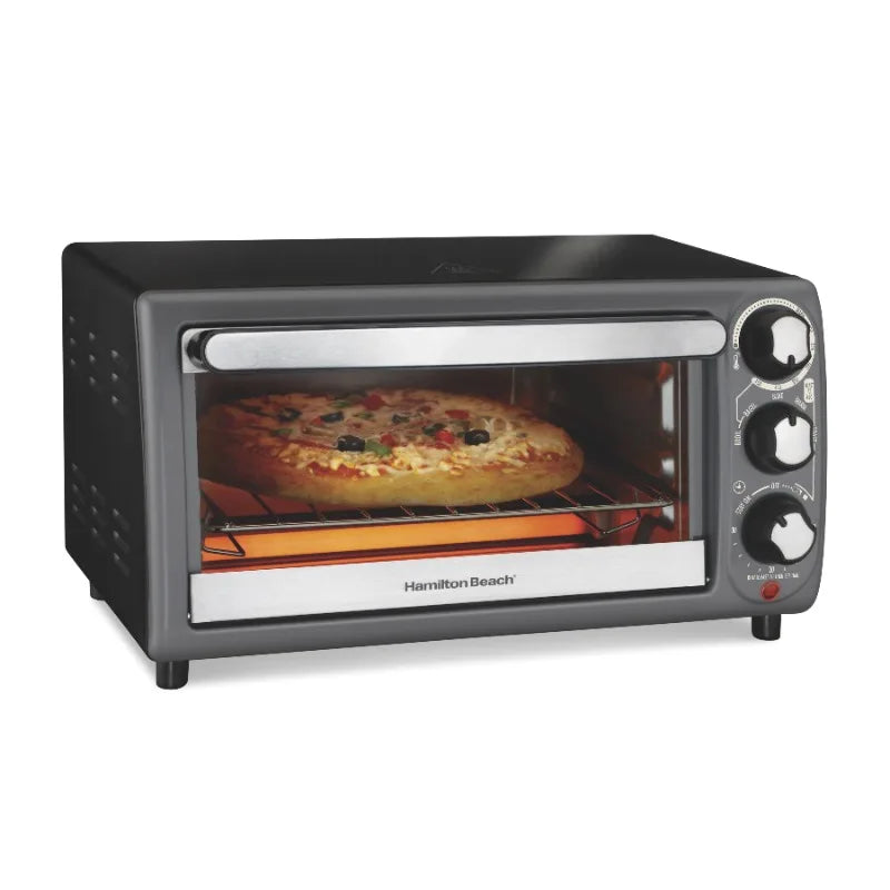 Hamilton Beach 4 Slice Toaster Oven With 5 Versatile Cooking Modes