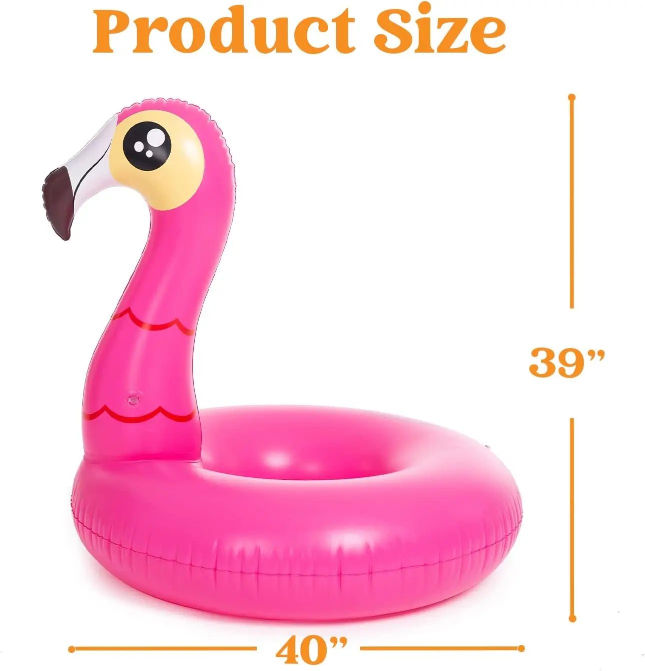 2 Pack Unicorn And Flamingo Pool Floats Adults And Kids Inflatable Swim Rings