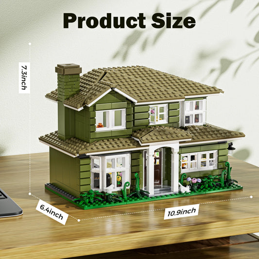Dunphy House Building Blocks Set 1176 PCS Modern Architecture Model Bricks Gift
