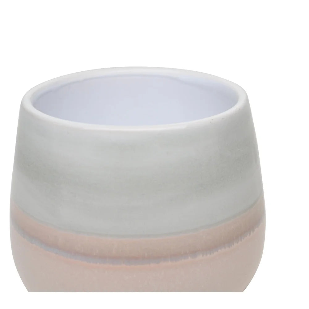 Ceramic Planter With Drainage Holes 10 Inch For Indoor Outdoor Plants