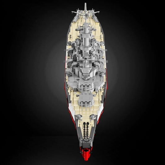 WW2 USS Missouri 1 To 300 Battle Ship Building Blocks Model Desk Ornaments