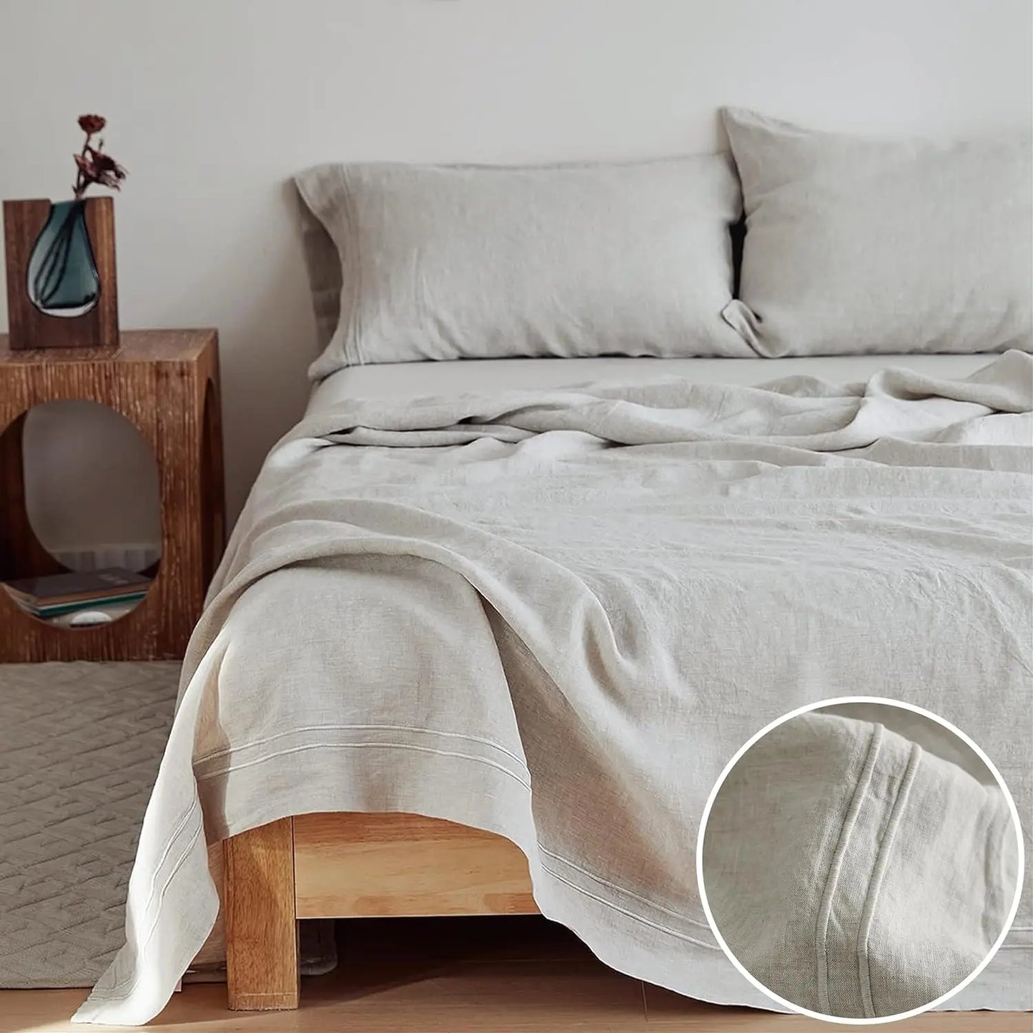 Simple Opulence French Flax Linen Sheet Set 3 To 4 Piece