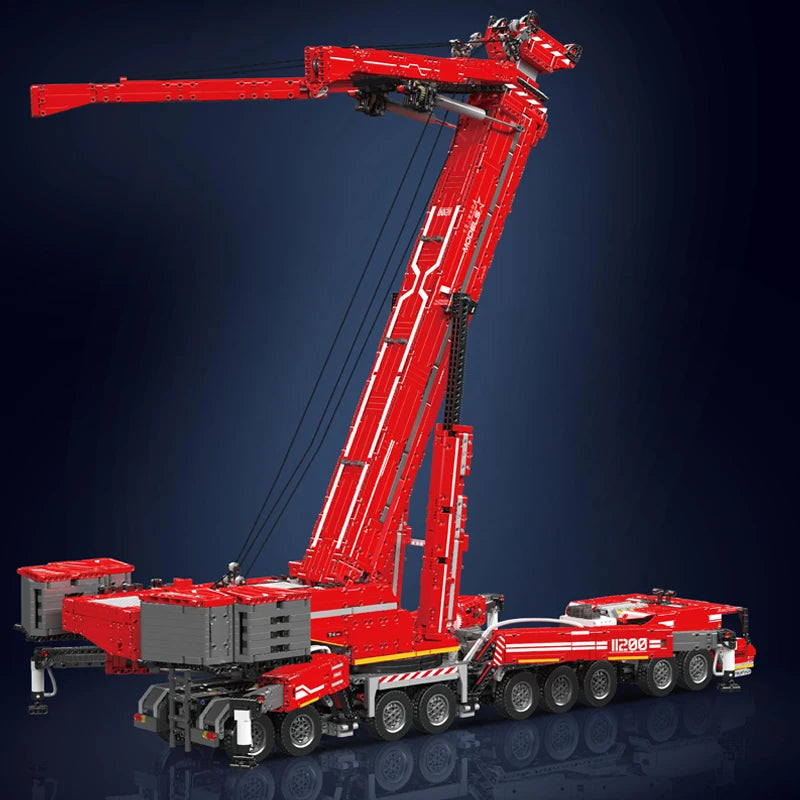 Mould King 17007 17008 Motorized Crane Building Block Set LTM 11200
